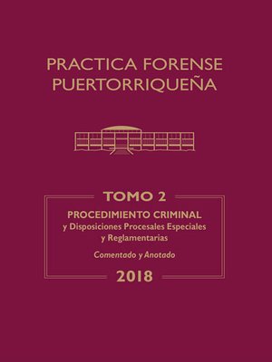 cover image of Práctica Forense Puertorriqueña